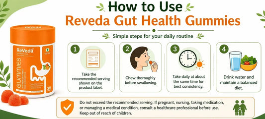 How to Use Reveda Gut Health Gummies for Better Digestion and Gut Wellness