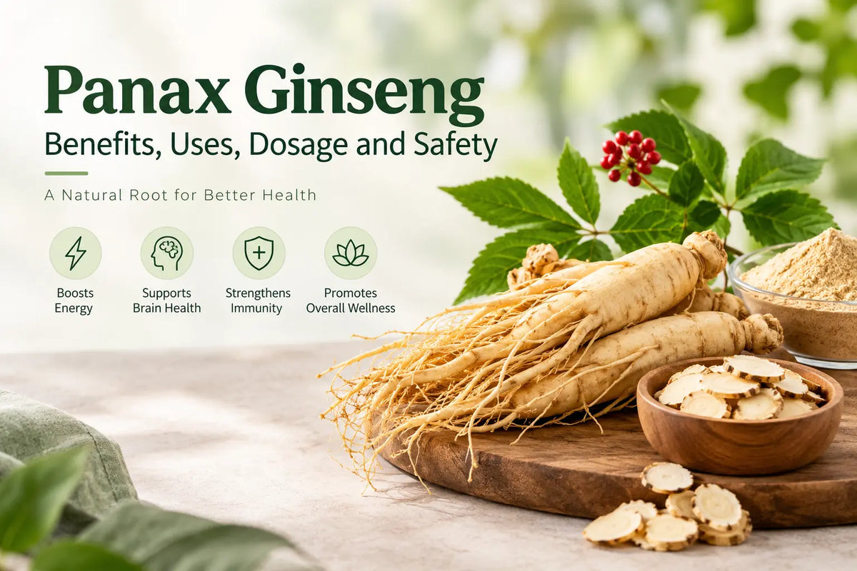 Panax Ginseng: Benefits, Uses, Dosage and Safety
