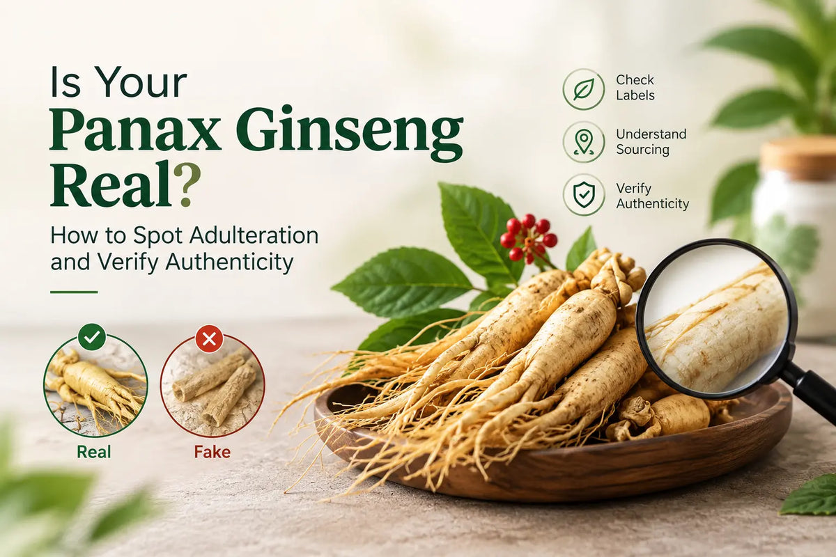 Is Your Panax Ginseng Real? How to Spot Adulteration and Verify Authenticity
