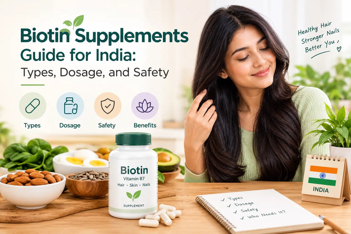Biotin Supplements Guide for India: Types, Dosage, and Safety