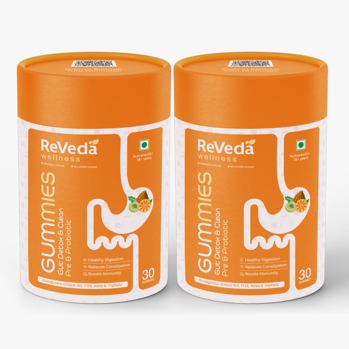 Reveda Gut Health Gummies (Pack Of 2)